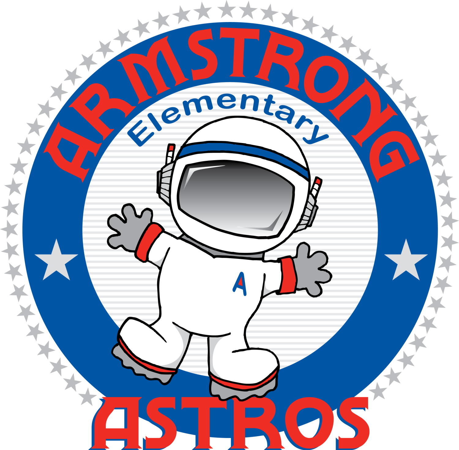 Armstrong Elementary Astros School Logo